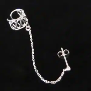 Ear Cuff Earring with Chain