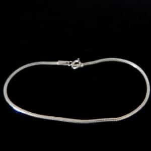 Sterling silver snake bracelet