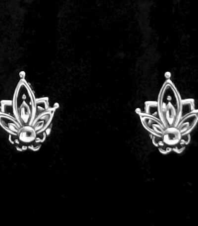 Lotus flower earrings