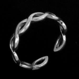 Sterling silver Infinity ring