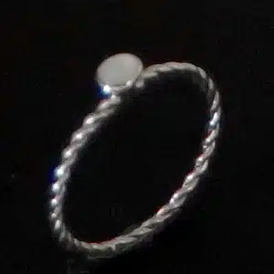 Sweet silver rings