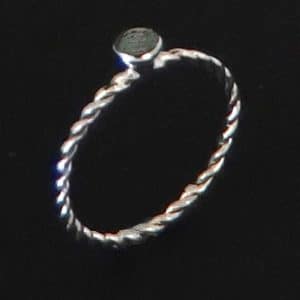 abalone silver ring