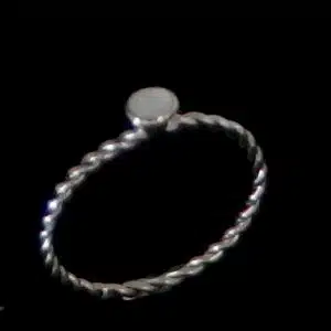 Sweet silver rings