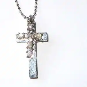 Girly cross necklace