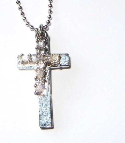 Girly cross necklace