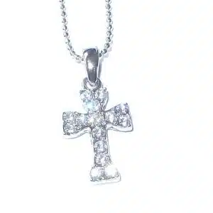 Girly cross necklace