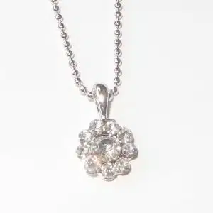 Bow Heart Necklace