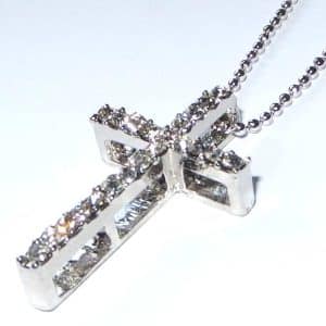 Boy Bling cross necklace