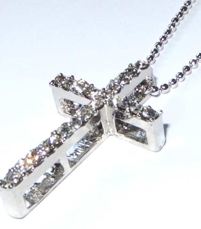 Boy Bling cross necklace