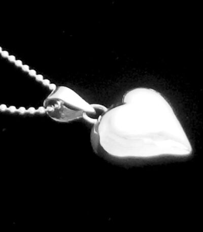 Silver heart necklace