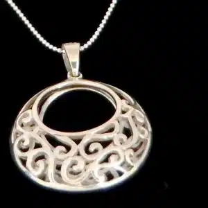 Large Sterling Silver necklace