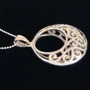 Large Sterling Silver necklace
