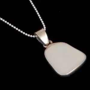 Sterling silver shell necklace