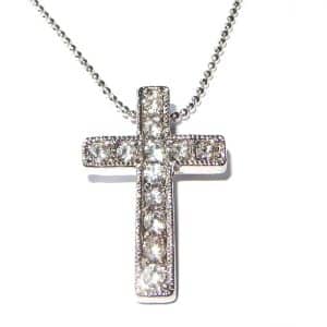 Jewel Crucifix Necklace