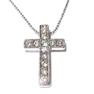 Jewel Crucifix Necklace