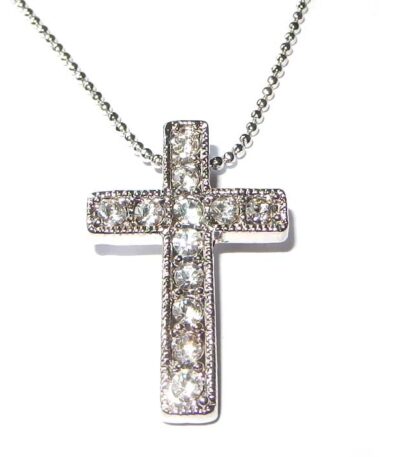 Jewel Crucifix Necklace