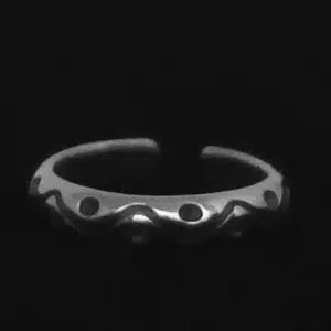 small silver ear cuff