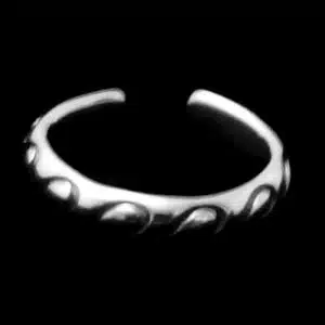 small silver ear cuff