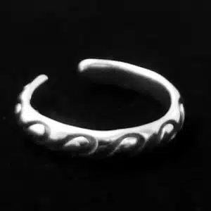 small silver ear cuff