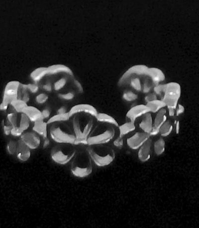 small silver ear cuff