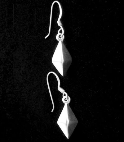 silver dangle earrings