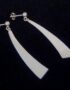 Long Silver Dangling earrings