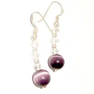 Small purple earrings NZ