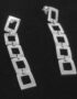 Silver Long Drop Earrings