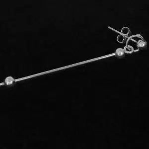 Long dangling earrings