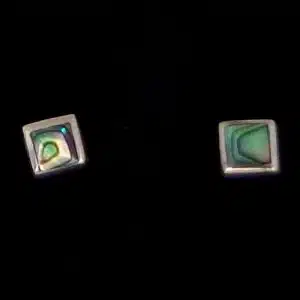 Square Shell Stud Earrings