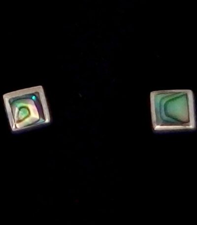 Square Shell Stud Earrings