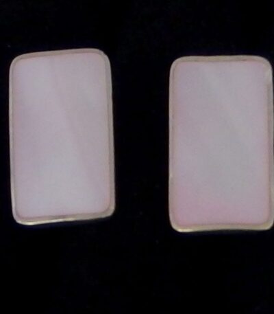 chunky shell silver studs