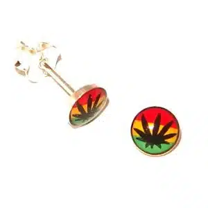 Rasta Earring studs NZ