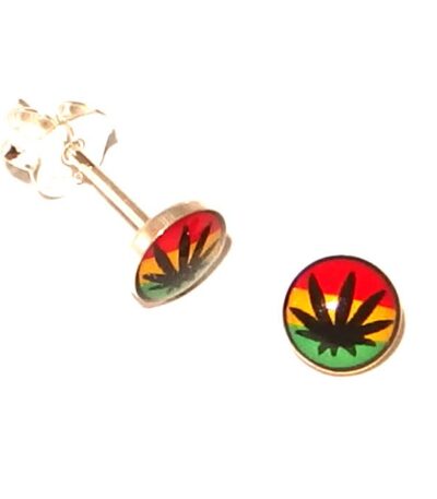 Rasta Earring studs NZ