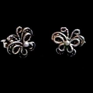 Sterling silver stud earrings