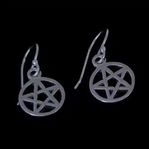 star dangle earrings