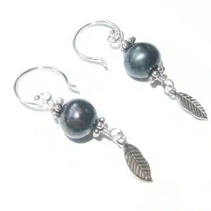 Real pearl earrings