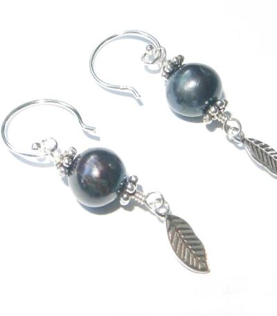 Real pearl earrings