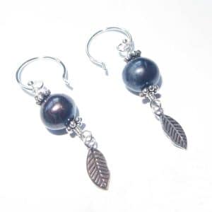 Real pearl earrings