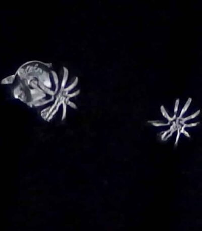 Silver Spider Stud earrings