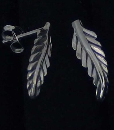 Sterling Silver feather studs