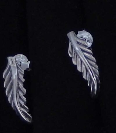 Sterling Silver feather studs