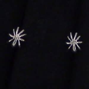 Silver Spider Stud earrings