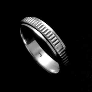 silver anxiety spinner ring NZ
