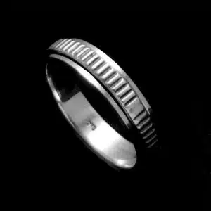 silver anxiety spinner ring NZ