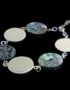 Sterling silver paua bracelet
