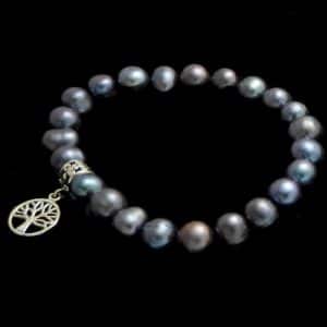 Pearl tree life bracelet