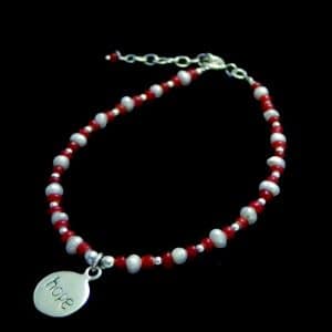 hope real silver bracelet