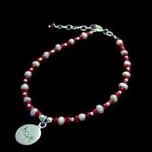 hope real silver bracelet