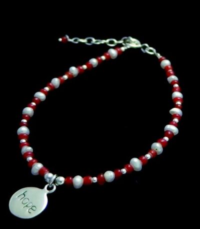 hope real silver bracelet